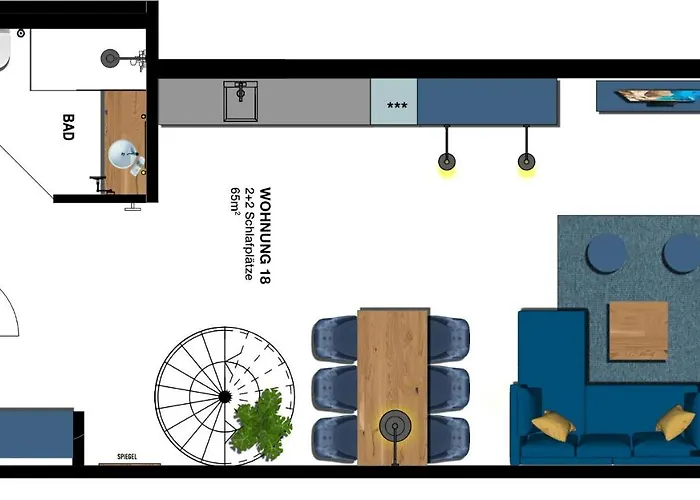 Seebruecke Heringsdorf - Appartement Mit 1 Schlafzimmer Und Terrasse S18